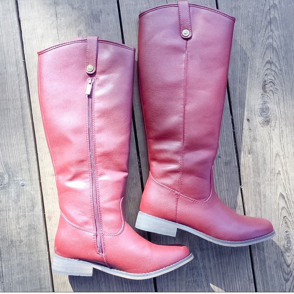 SOLD ❤️ Brick red riding boots - Picture 2 of 2